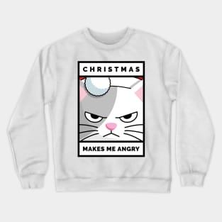 Angry Christmas Crewneck Sweatshirt